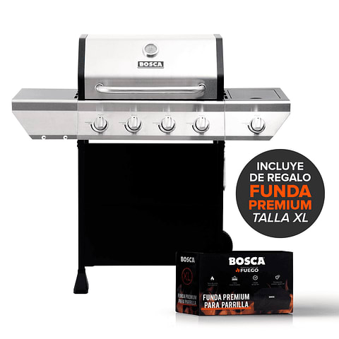 Pack Parrilla a gas Neo Grill 4Q + Funda